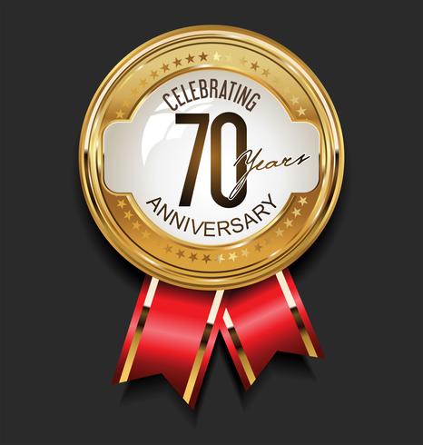 anniversary background vector