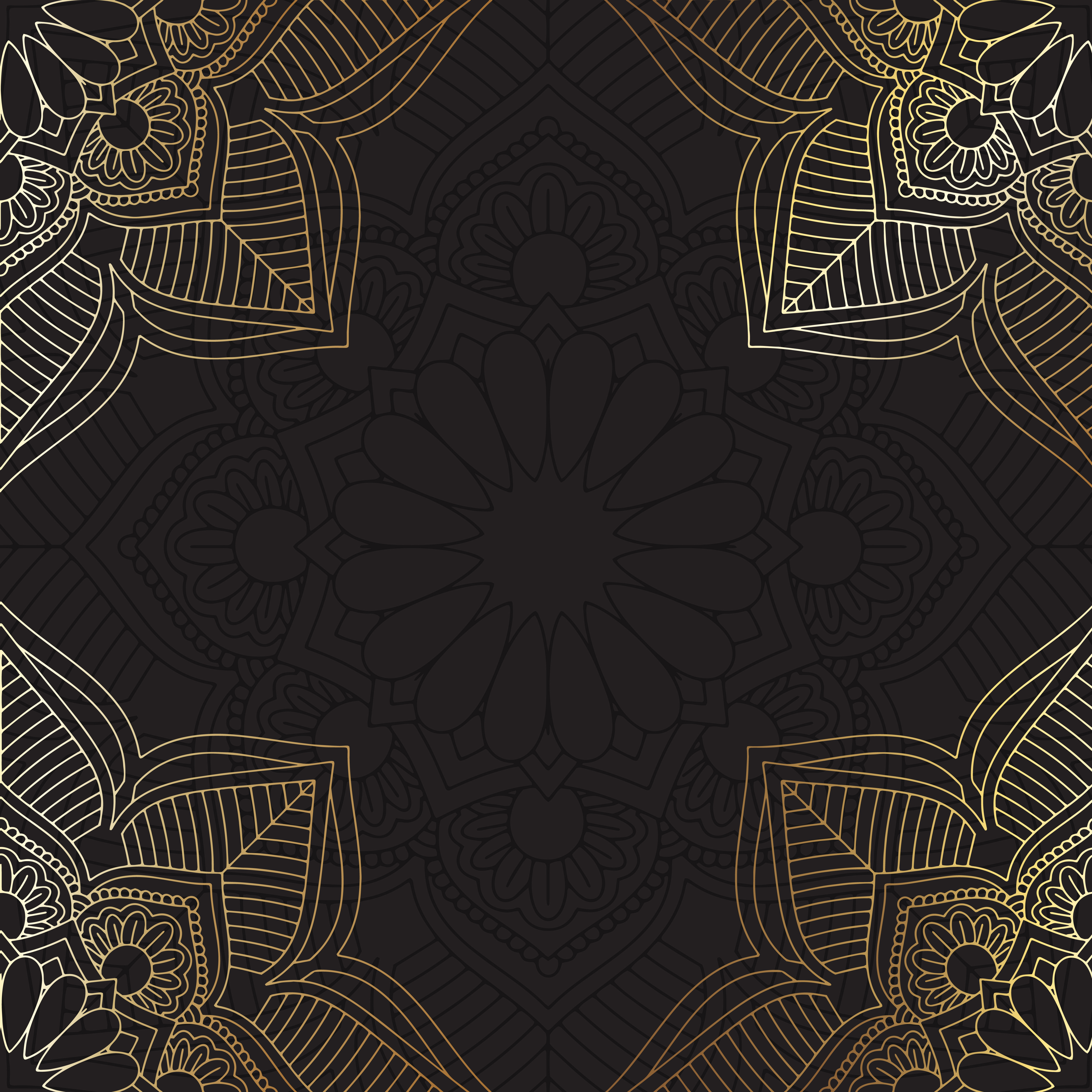 Decorative mandala background Download Free Vectors 