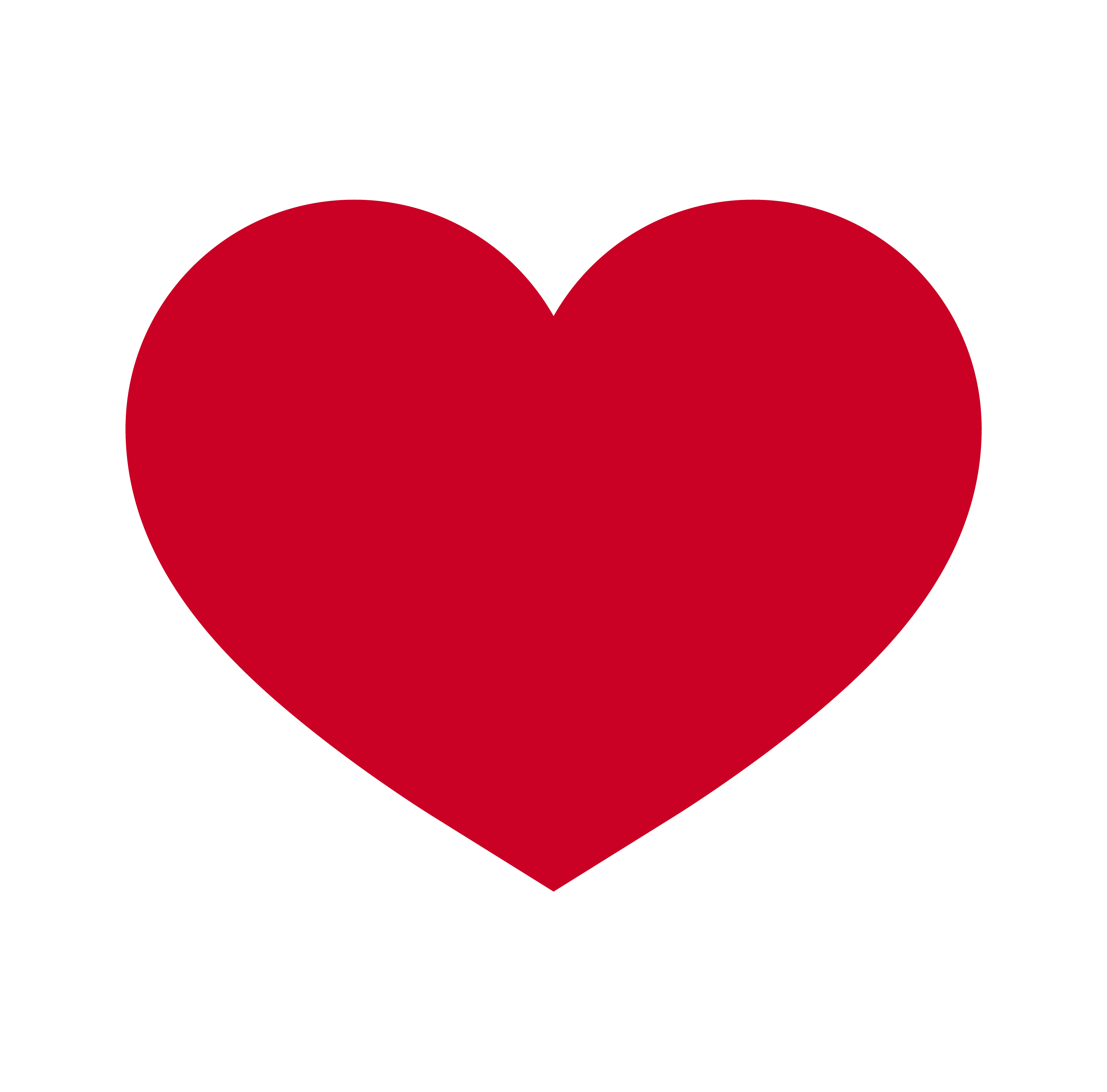 Heart, Symbol of Love and Valentine's Day. Flat Red Icon ...