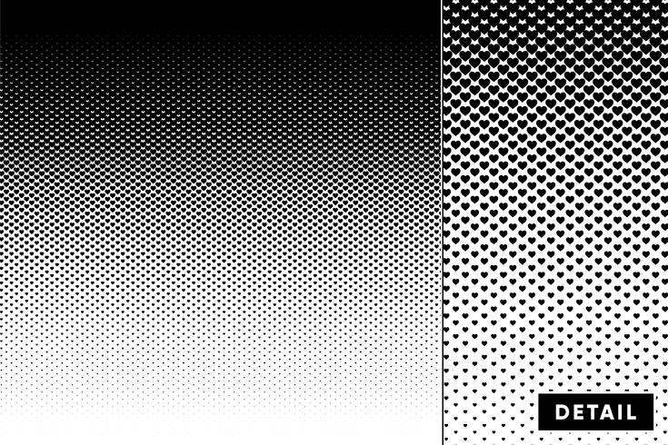 Detailed vector halftone for backgrounds and designs