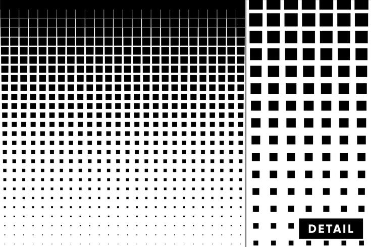 Detailed vector halftone for backgrounds and designs