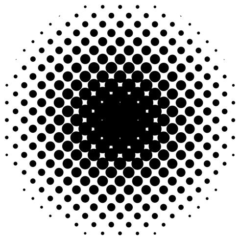 Detailed vector halftone for backgrounds and designs