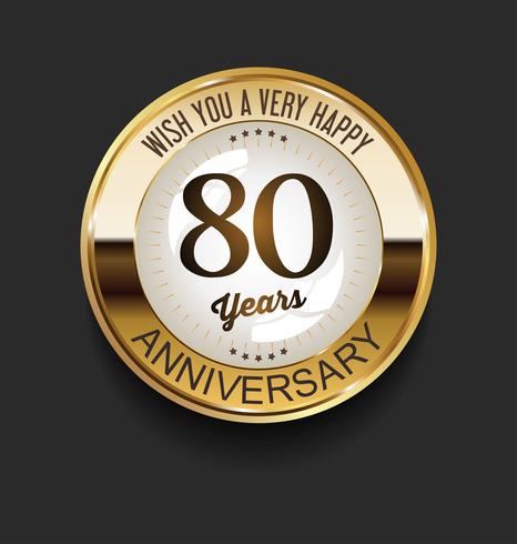 anniversary background vector