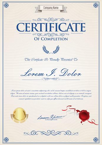 Certificado vector