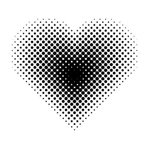 Detailed vector halftone for backgrounds and designs