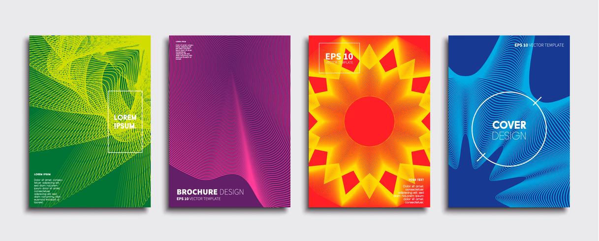 Minimal Vector cover designs. Future Poster template.