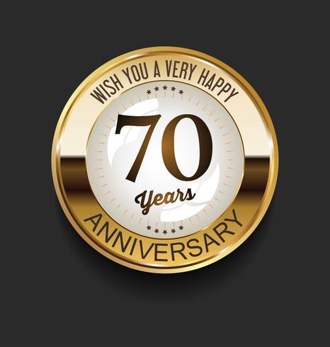 anniversary background vector