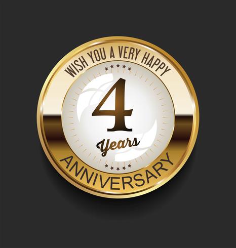 anniversary background vector