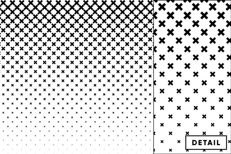 Detailed vector halftone for backgrounds and designs