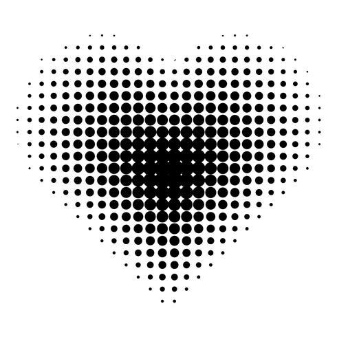 Detailed vector halftone for backgrounds and designs