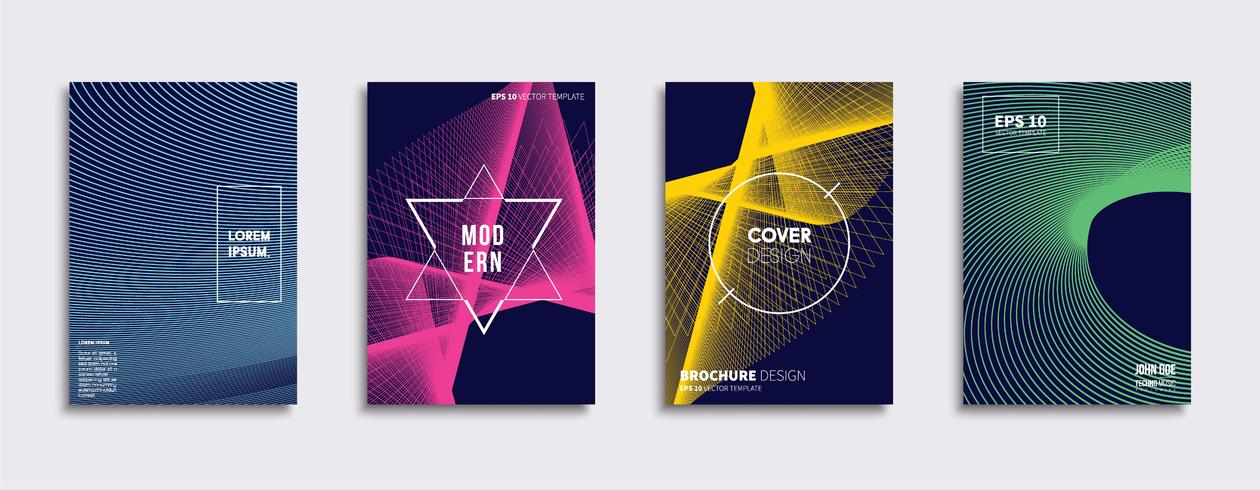 Minimal Vector cover designs. Future Poster template.