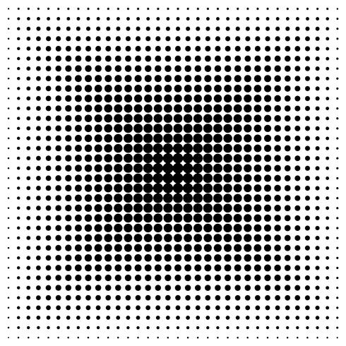 Detailed vector halftone for backgrounds and designs