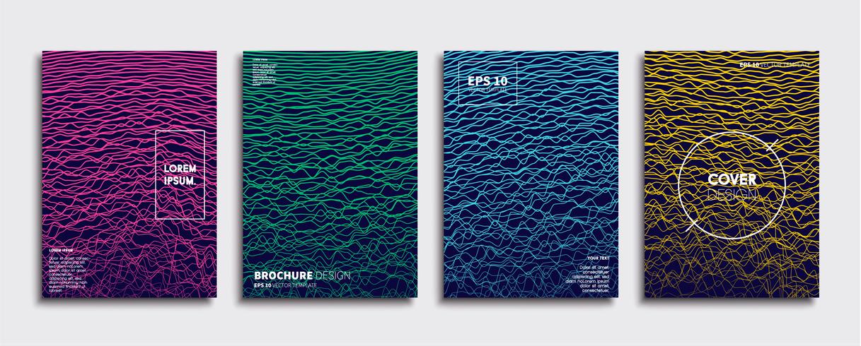 Minimal Vector cover designs. Future Poster template.
