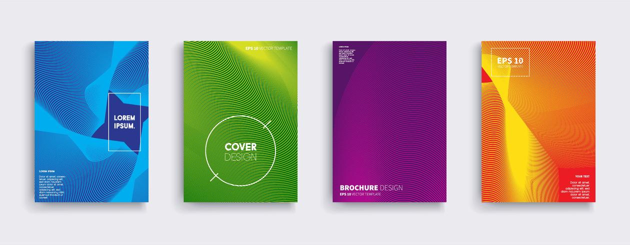 Minimal Vector cover designs. Future Poster template.