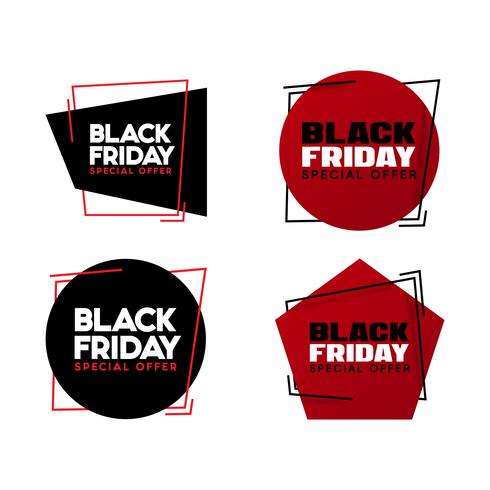 Black Friday sale vector illustration