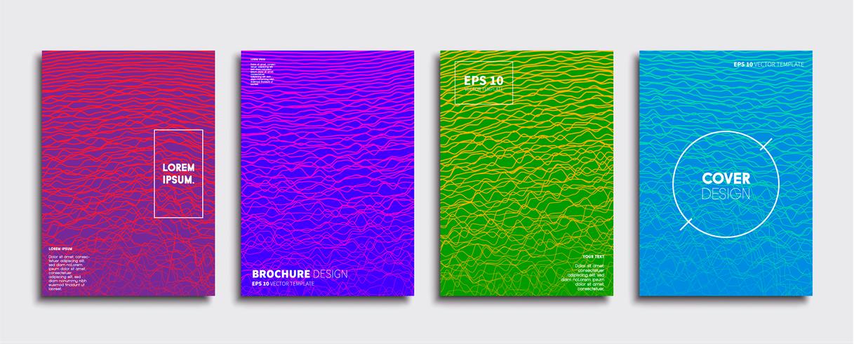 Minimal Vector cover designs. Future Poster template.