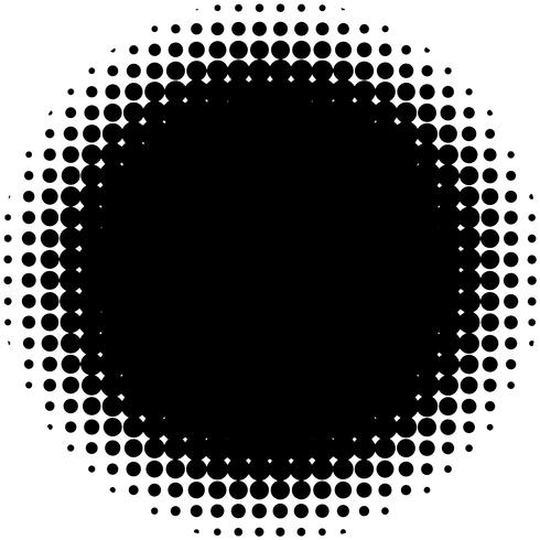 Detailed vector halftone for backgrounds and designs