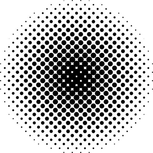 Detailed vector halftone for backgrounds and designs