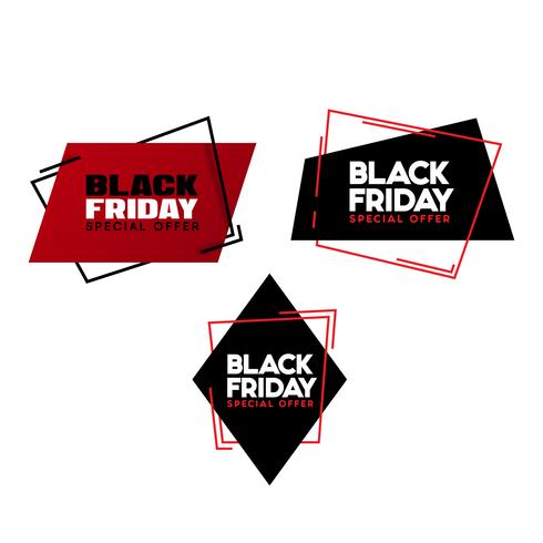 Black Friday sale vector illustration