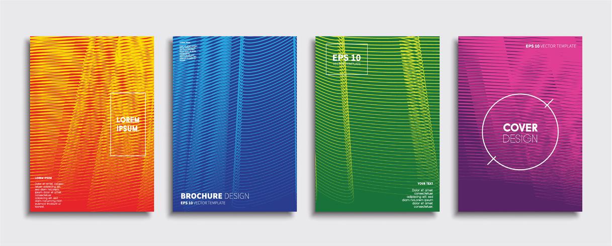 Minimal Vector cover designs. Future Poster template.