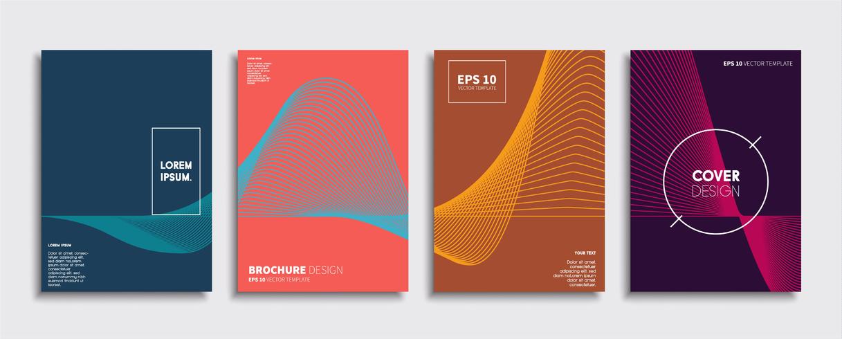 Minimal Vector cover designs. Future Poster template.