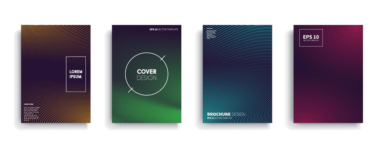 Minimal Vector cover designs. Future Poster template.