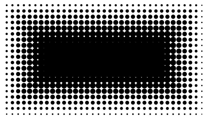 Detailed vector halftone for backgrounds and designs