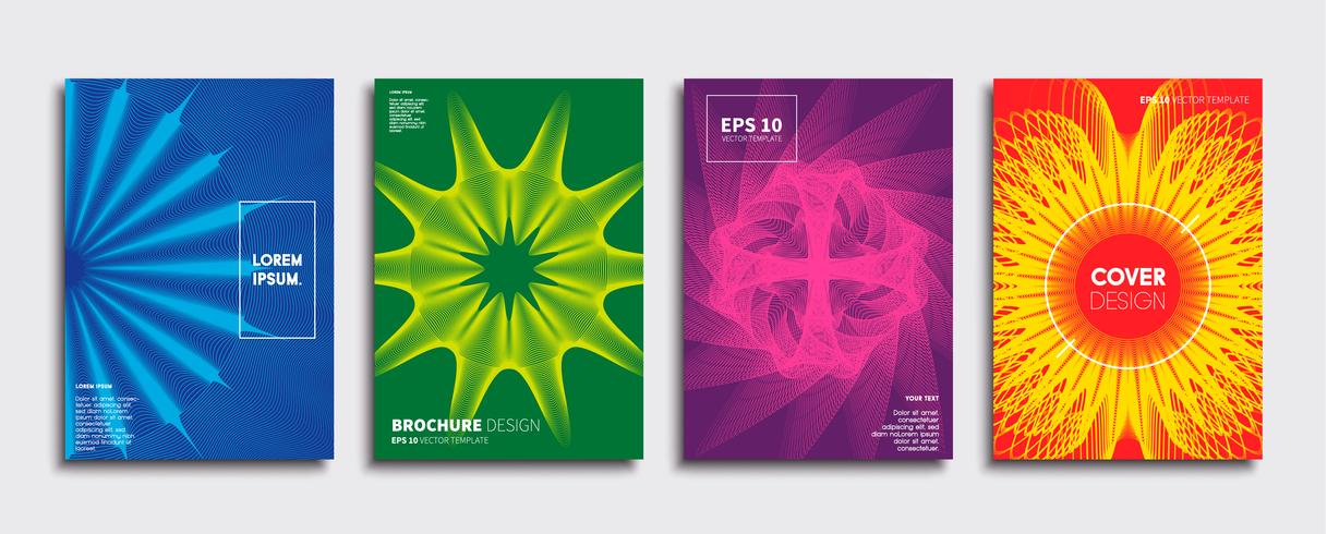 Minimal Vector cover designs. Future Poster template.