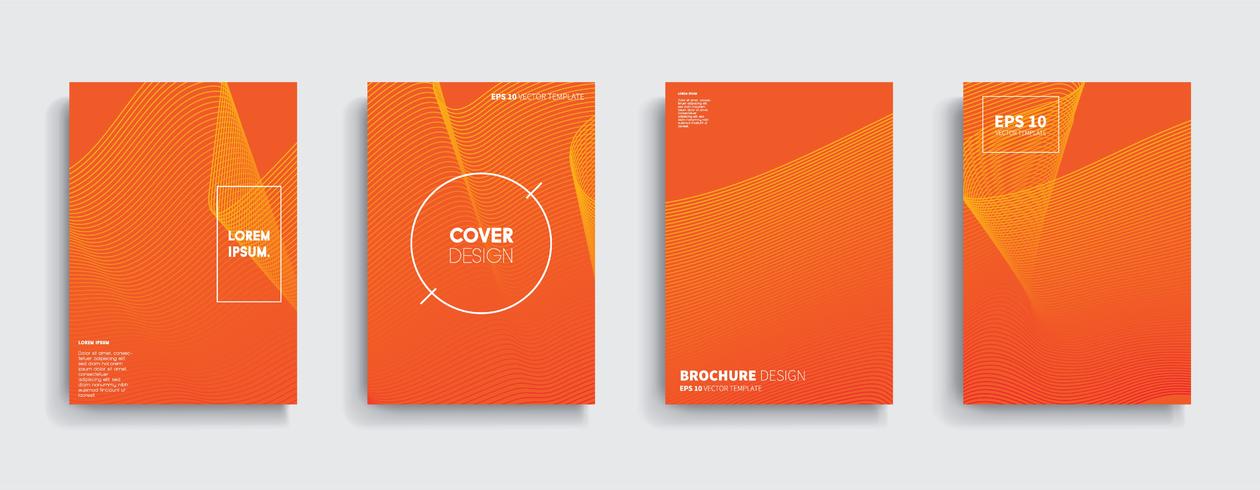 Minimal Vector cover designs. Future Poster template.