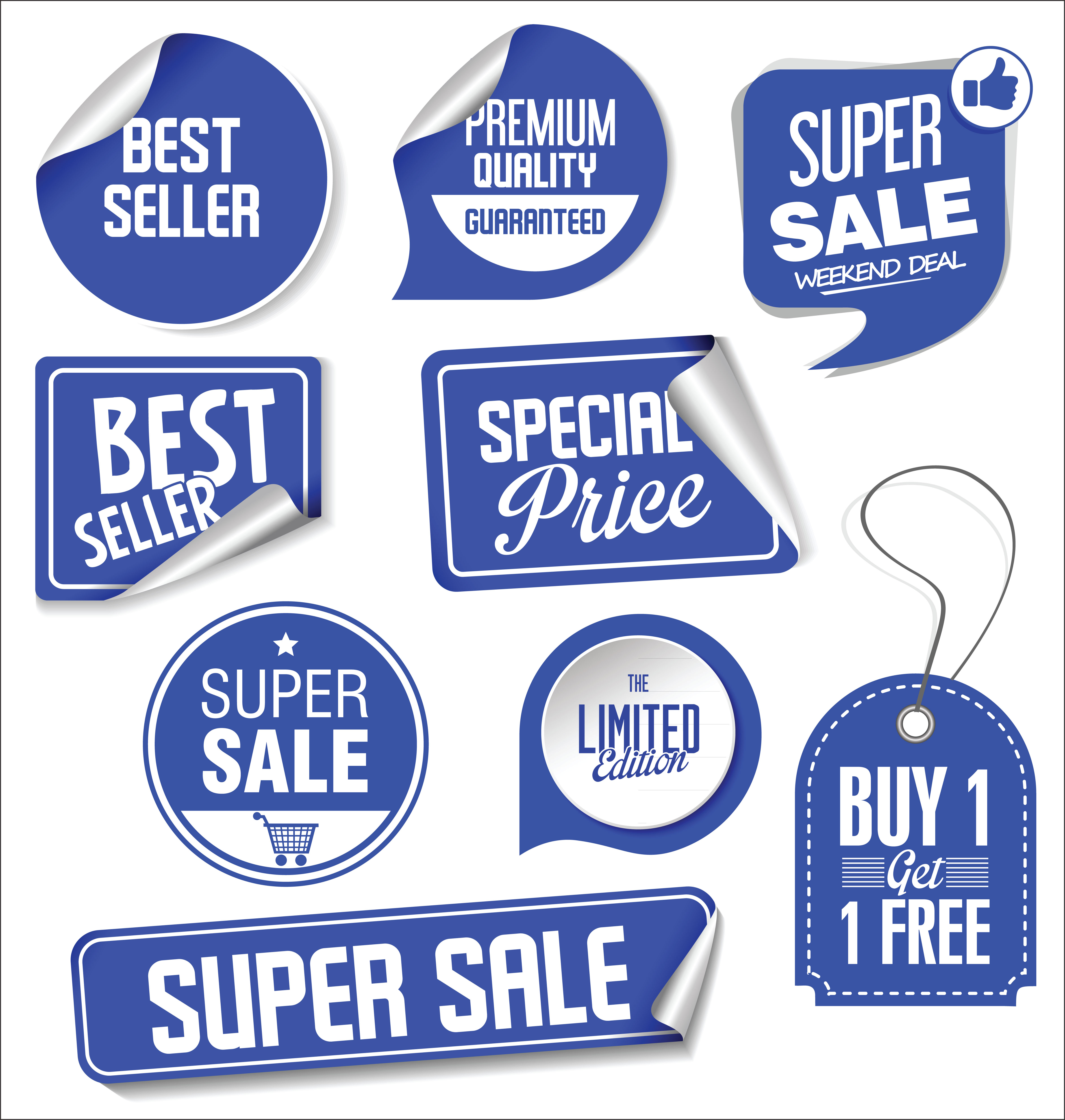 Modern badges stickers and labels collection 286252 Vector Art at Vecteezy