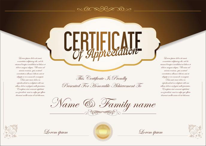 Certificate vector