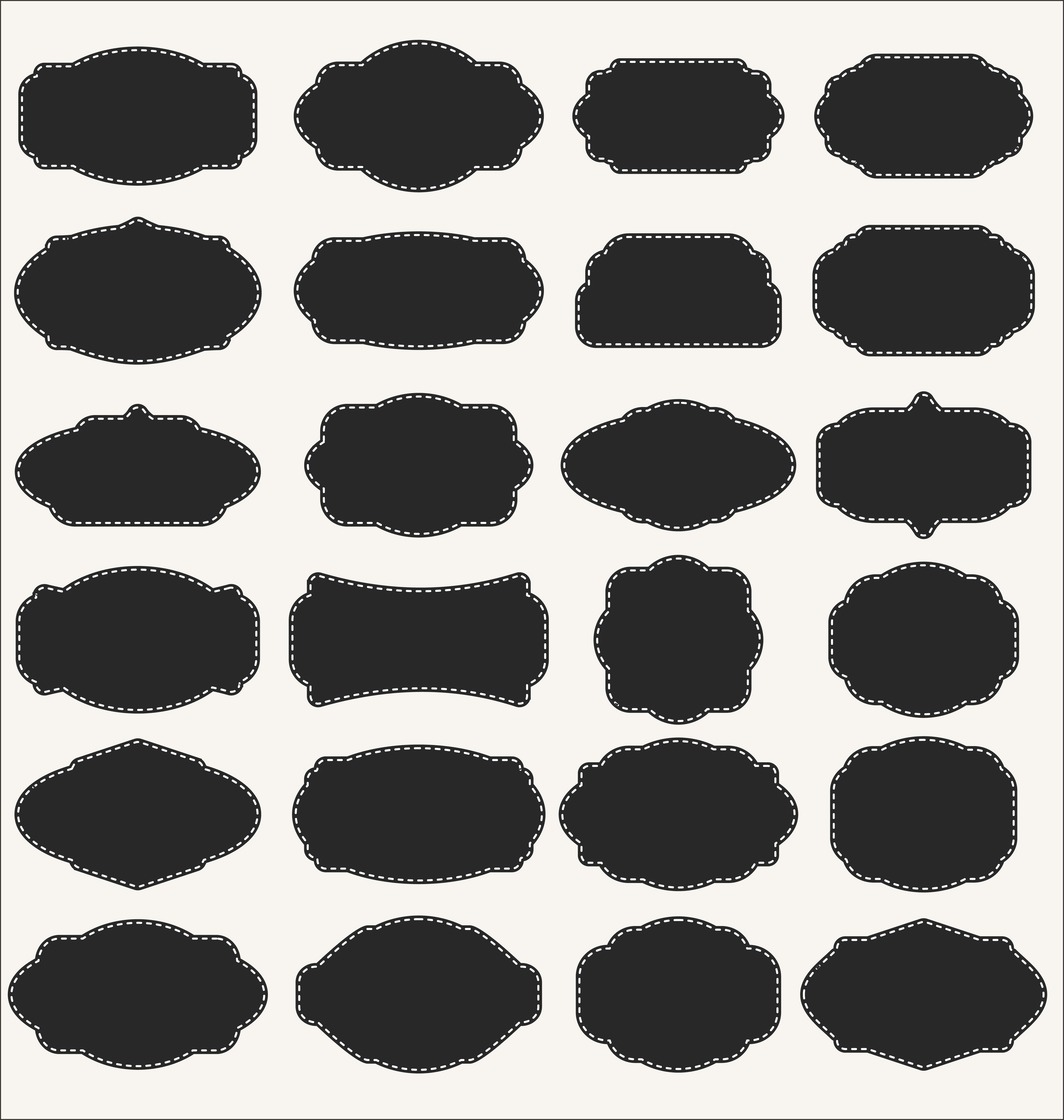 Download Blank frame and label collection - Download Free Vectors ...