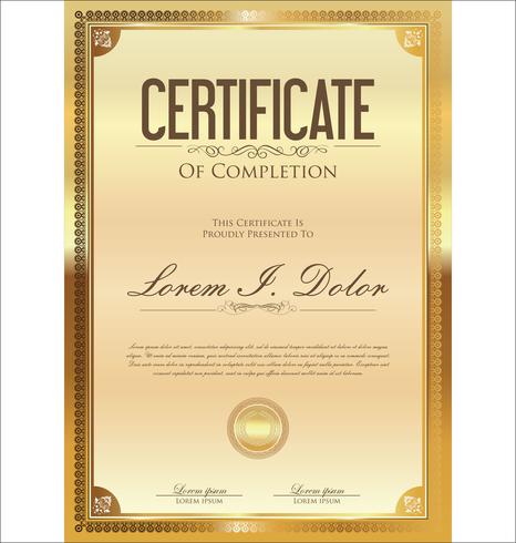 Certificado vector