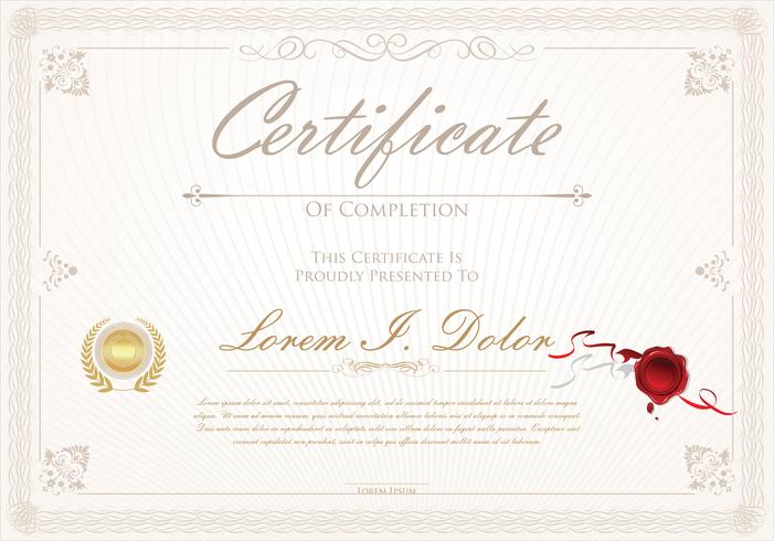 Certificate vector