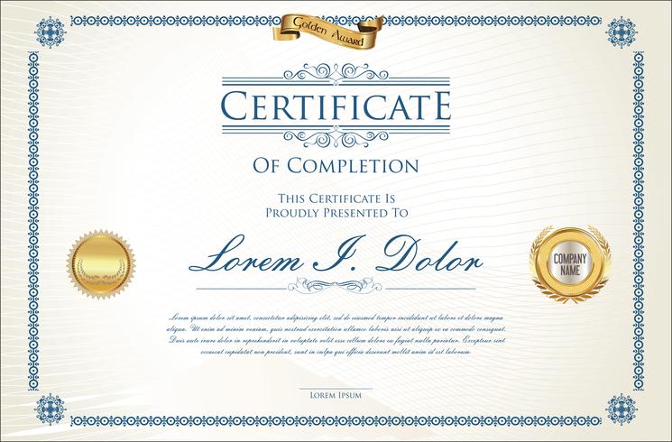 Certificate vector