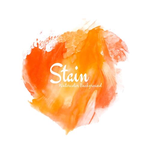 Abstract colorful watercolor stain elegant design background vector