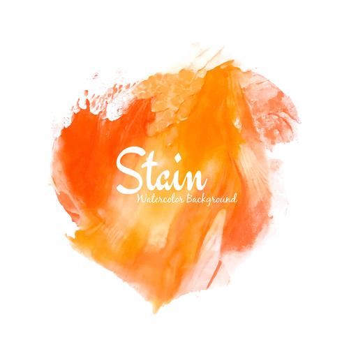 Abstract colorful watercolor stain elegant design background vector