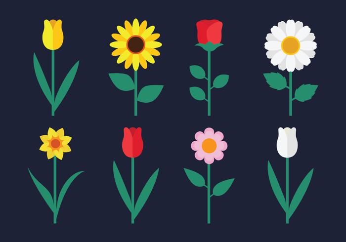 Flower Clipart Set vector