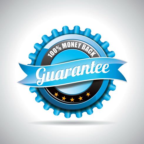 Vector Guarantee Labels Illustration