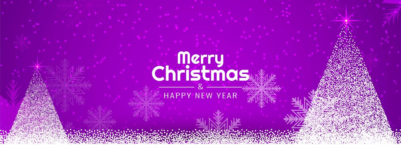 Elegant Merry Christmas banner template vector