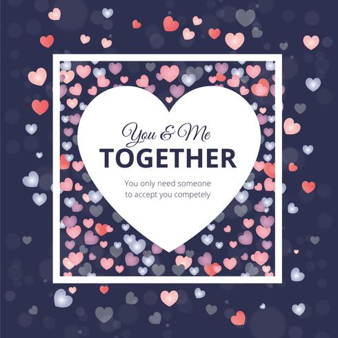 Vector Valentine's Day Greeting Card