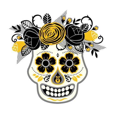 Dia de los muertos. Day of The Dead. Vector design element.