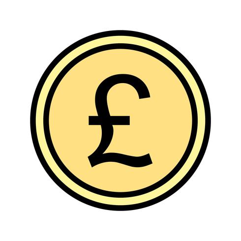 Pound Vector Icon