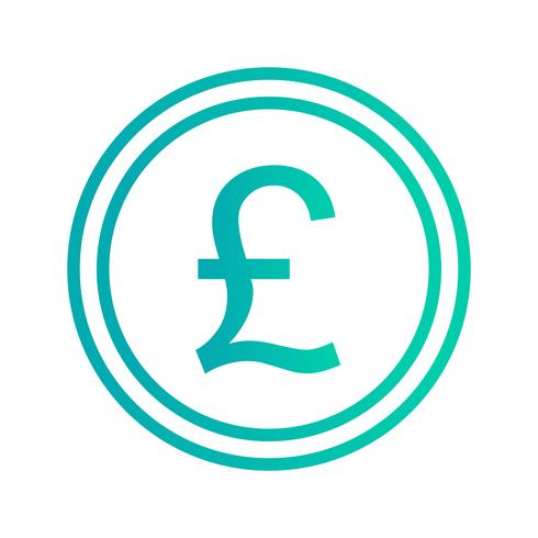 Pound Vector Icon