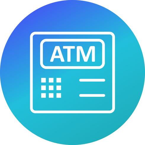Atm Machine Vector Icon