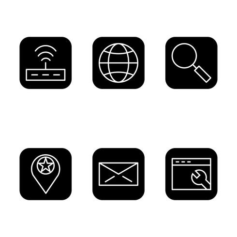 Set of Vector SEO Search Engine Optimization Icons