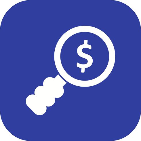 Money Search Vector Icon