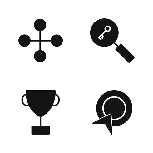 Set of Vector SEO Search Engine Optimization Icons