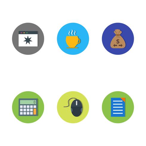 Set of Vector SEO Search Engine Optimization Icons