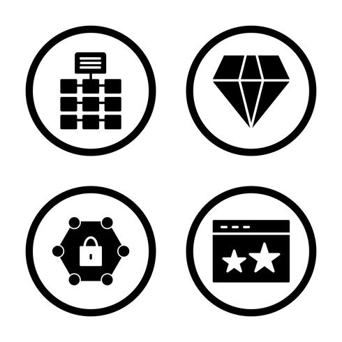 Set of Vector SEO Search Engine Optimization Icons